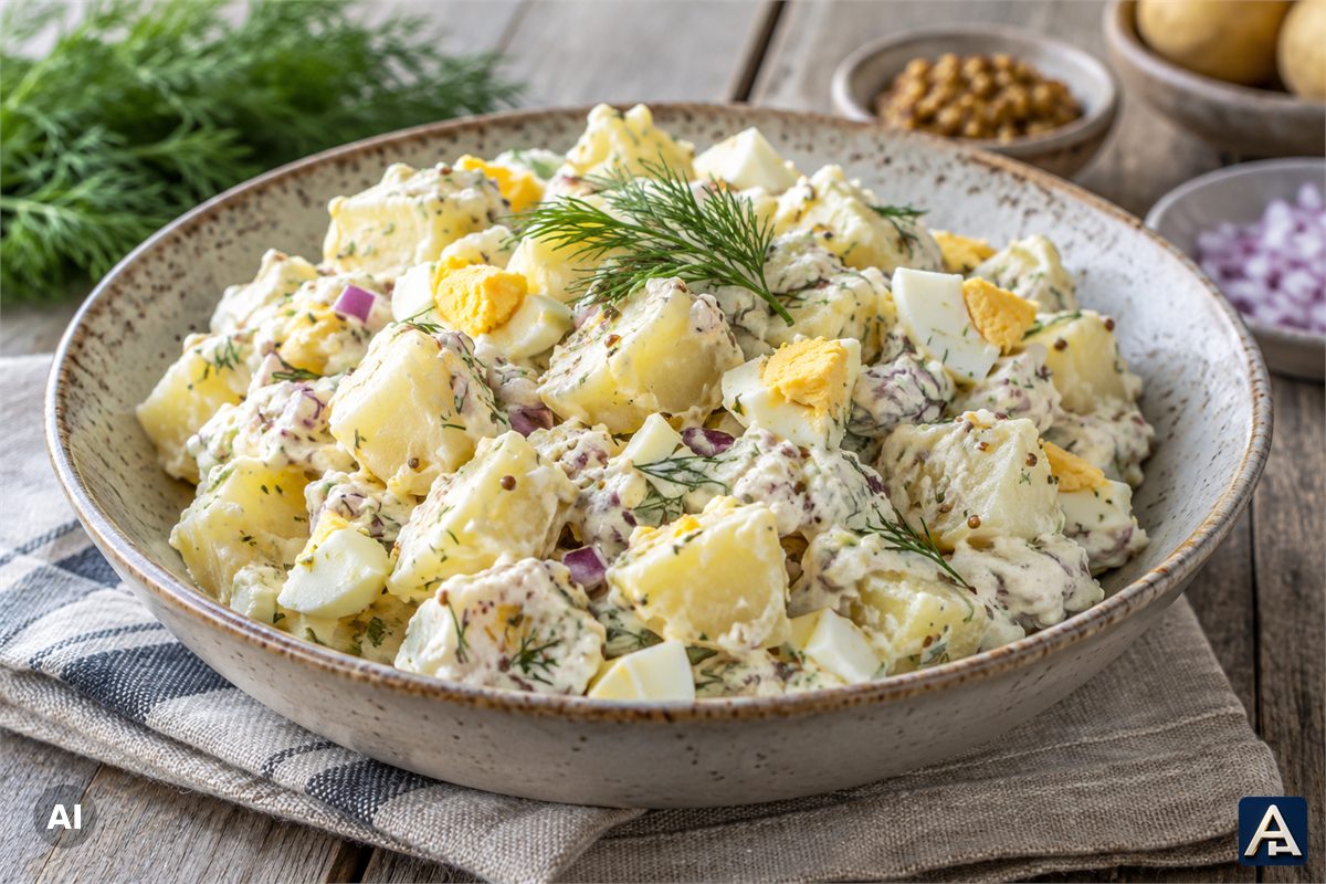 Potato Salad with Egg and Mayo