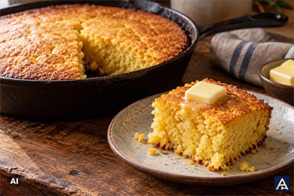 Cornbread with Butter