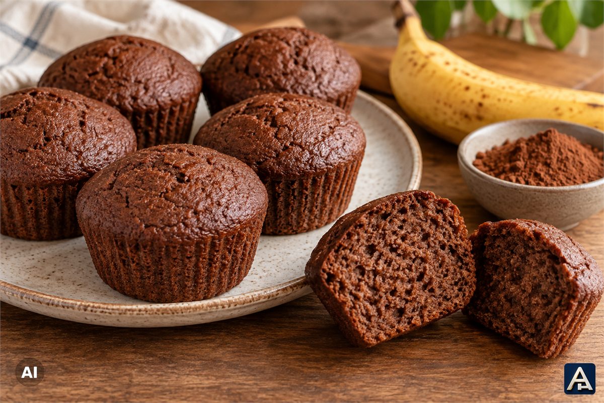 Banana Chocolate Muffins