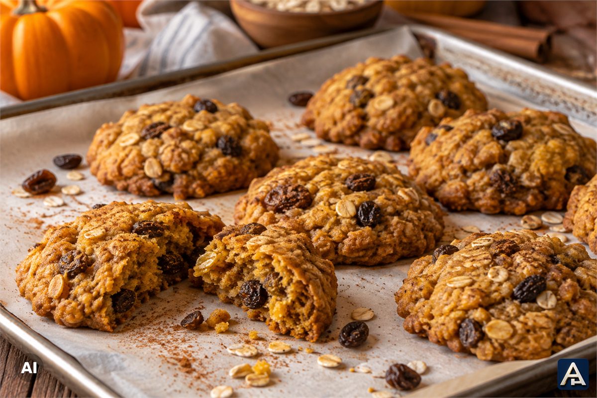 Sweet Potato Cookies with Raisins