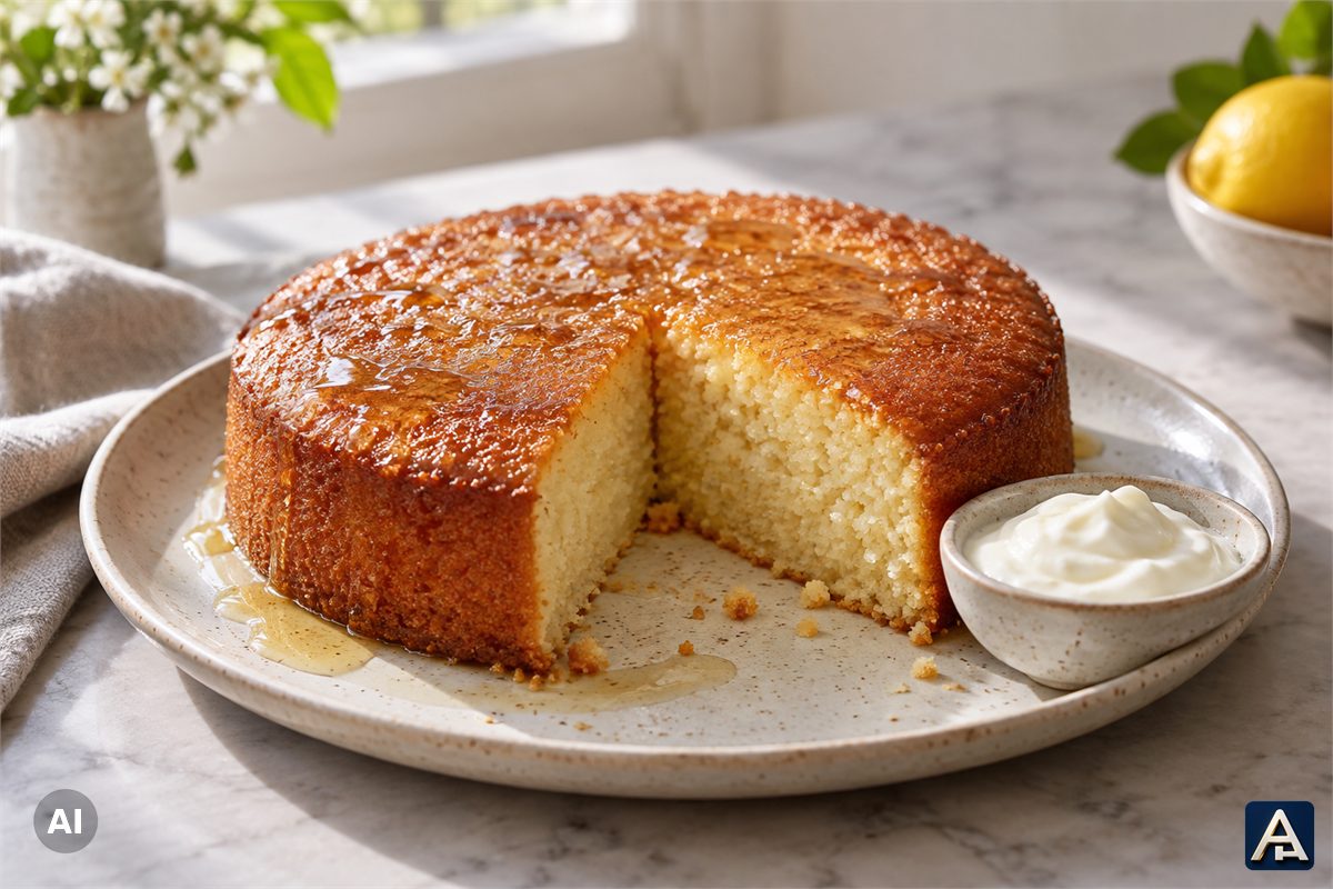 Vanilla Semolina Cake