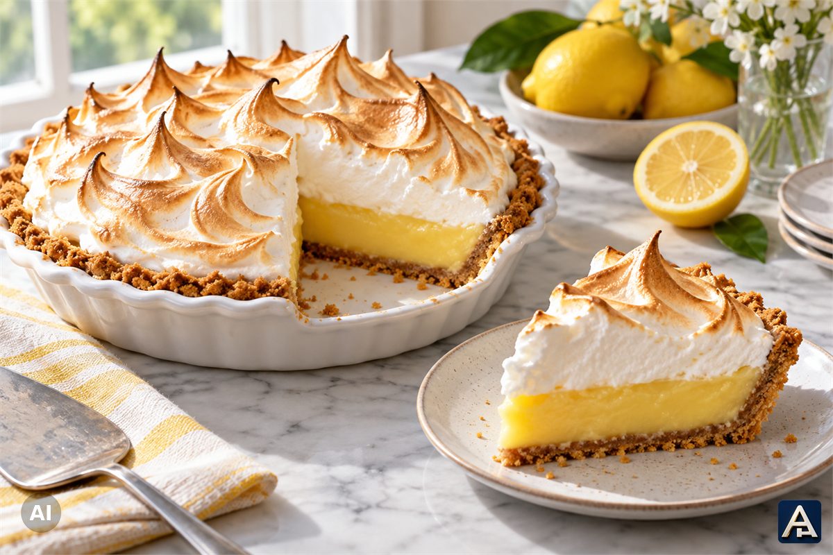 10-Minute Lemon Meringue Icebox Pie