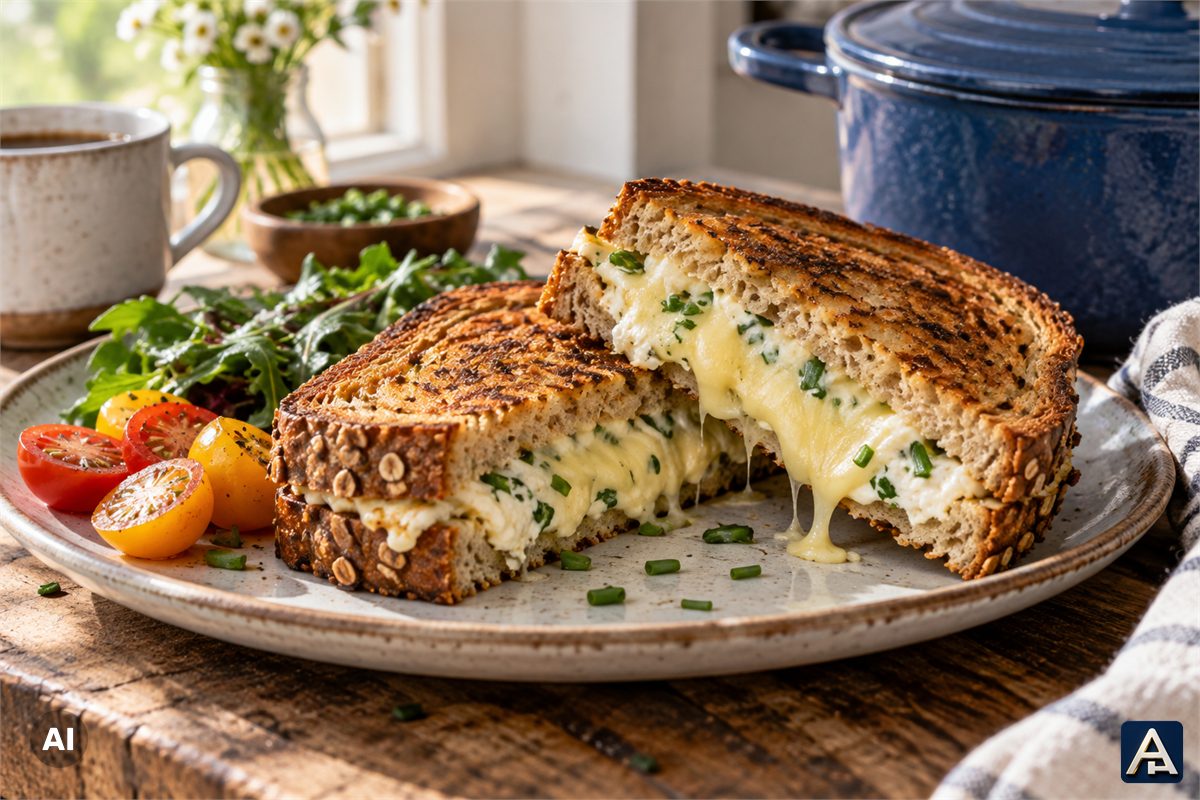 Breakfast Grilled Cheese Sandwiches