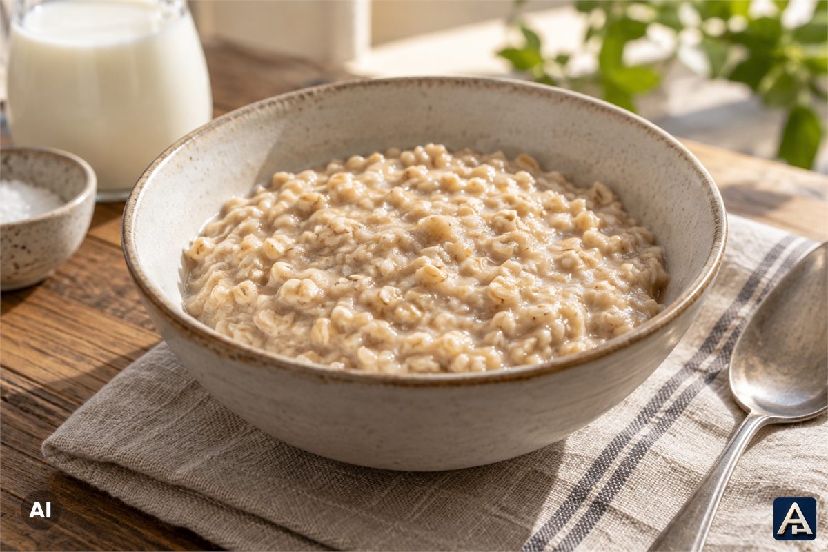 Oatmeal: Too watery or soupy