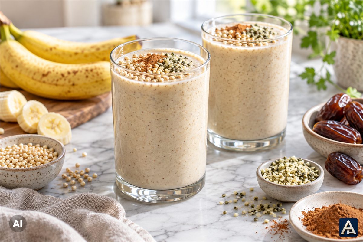 Protein Shake with Quinoa and Banana