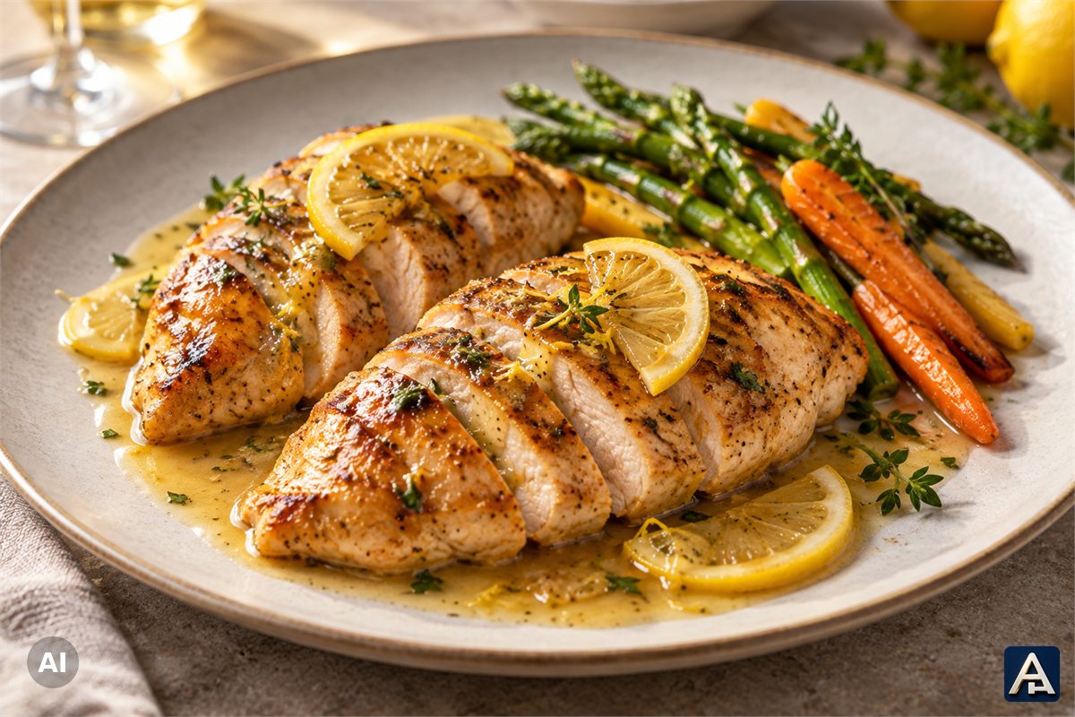 Chicken with Citrus-Wine Sauce