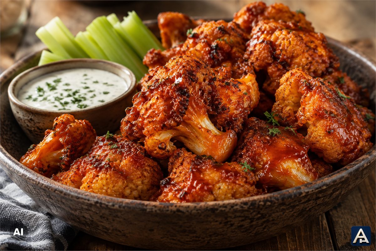 Crispy Baked Cauliflower Wings
