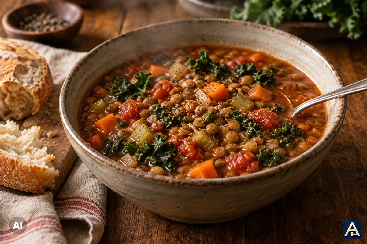 Hearty Lentil-Vegetable Stew