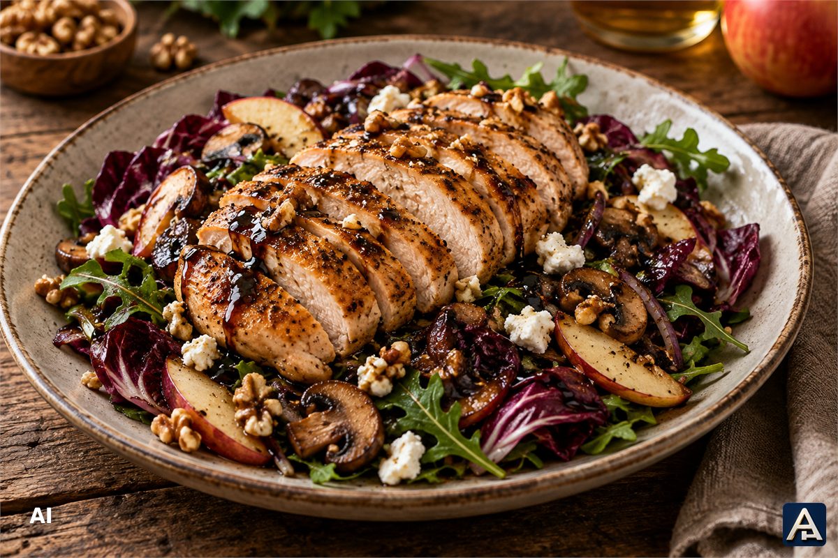 Radicchio with Chicken Breast