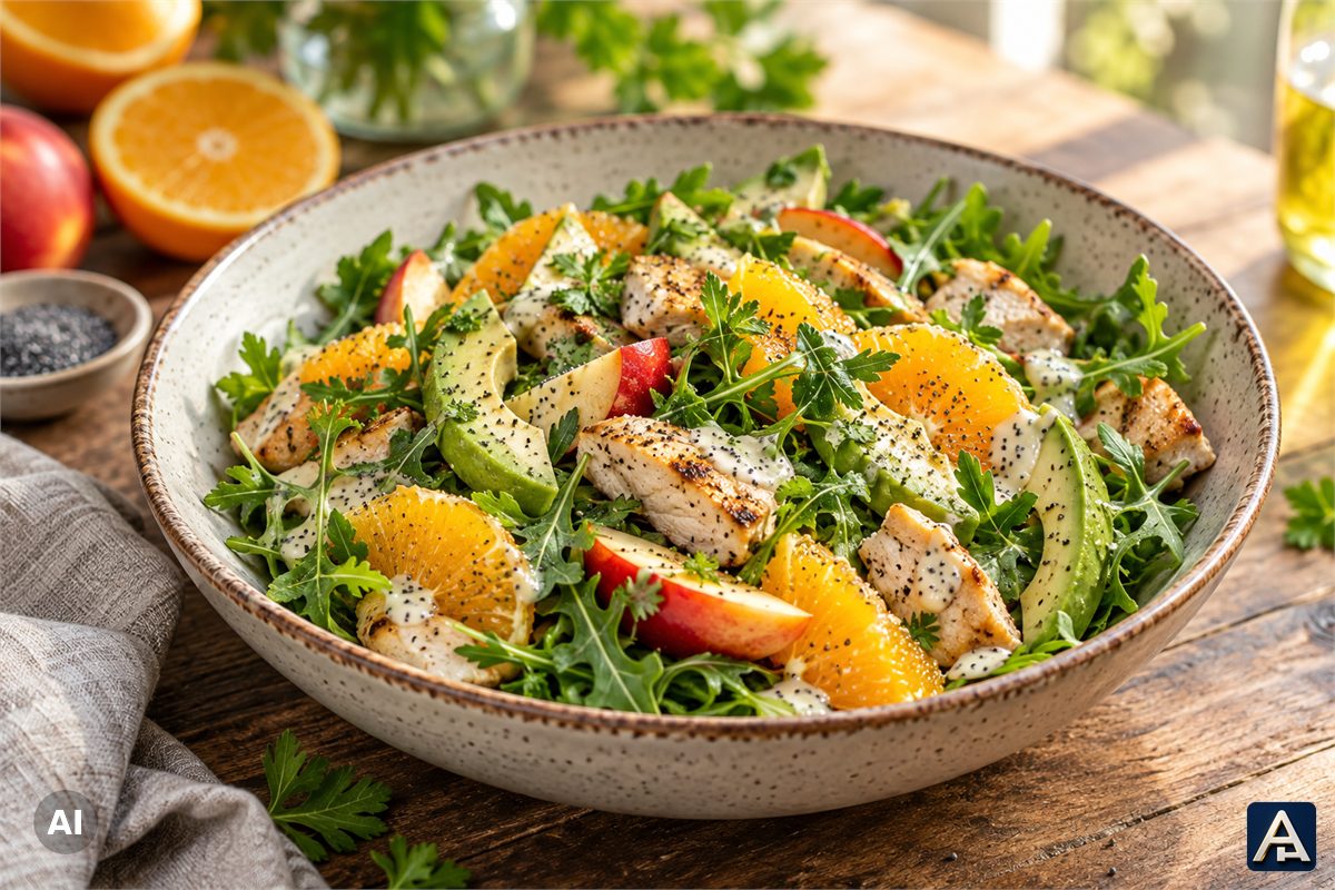 Chicken Salad with Avocado and Oranges
