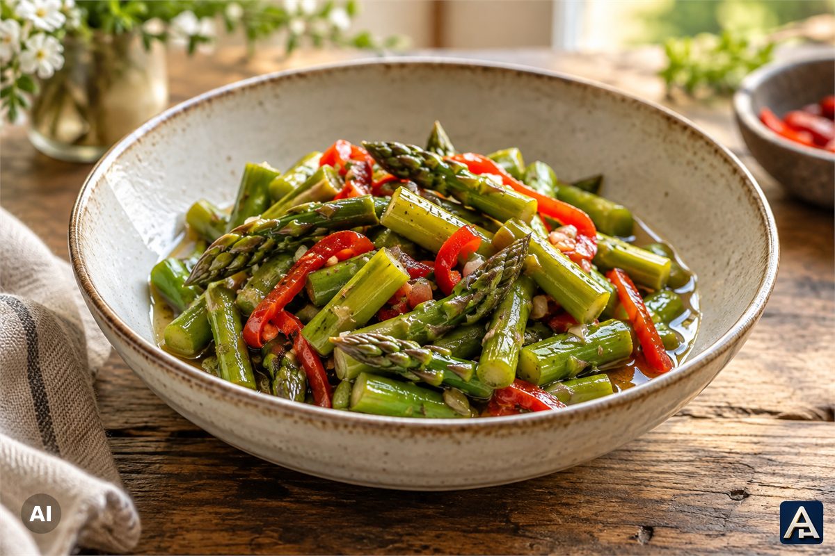 Sweet Asparagus-Vinegar Salad