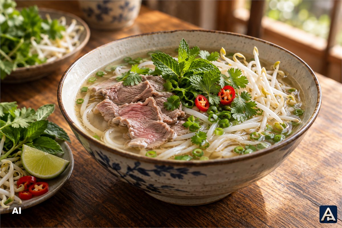 Pho Bo (Beef Noodle Soup)