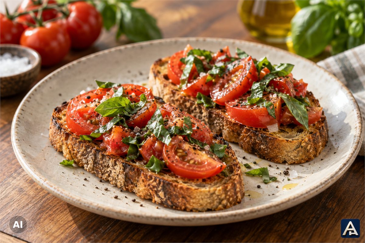 Tomato Basil Bruschetta