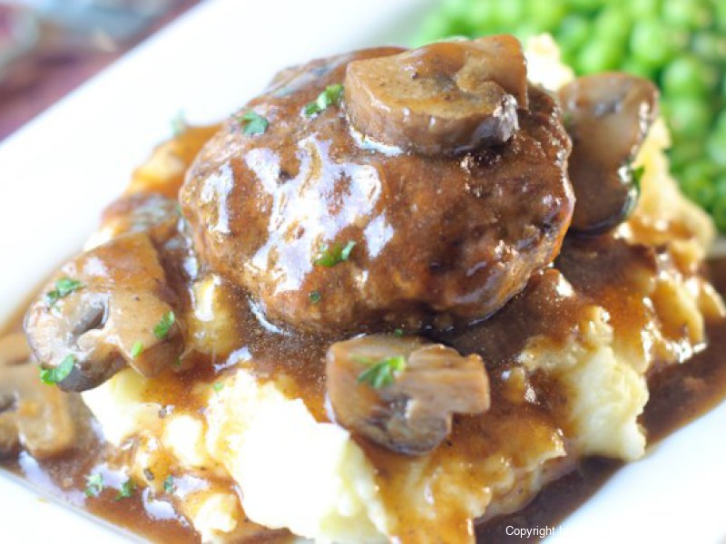 Instant Pot® Salisbury Steak with Onion and Mushroom Gravy