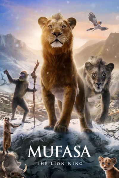 Movie poster from Mufasa: The Lion King