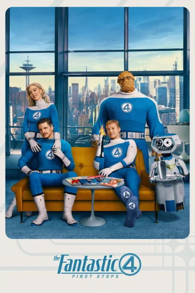 Movie poster from The Fantastic 4: First Steps