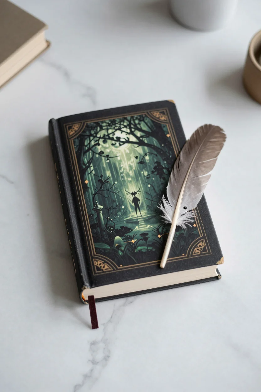 Copy of the fantasy novel Fourth Wing by Rebecca Yarros, the first Empyrean book, shown on a marble countertop.