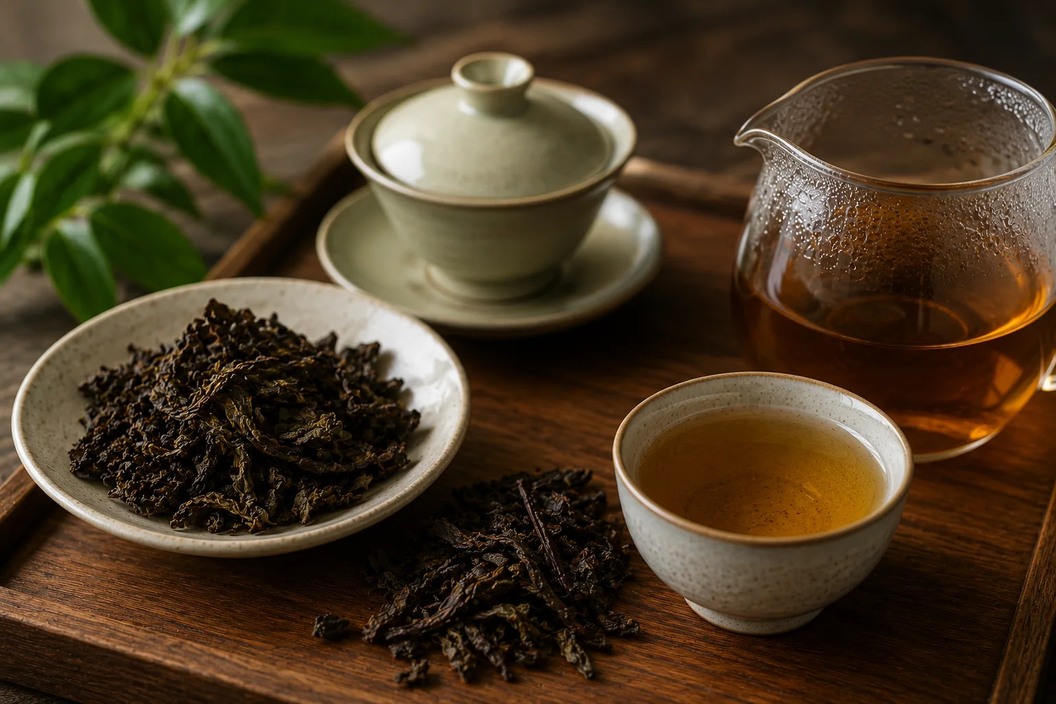 Earthy taste in tea