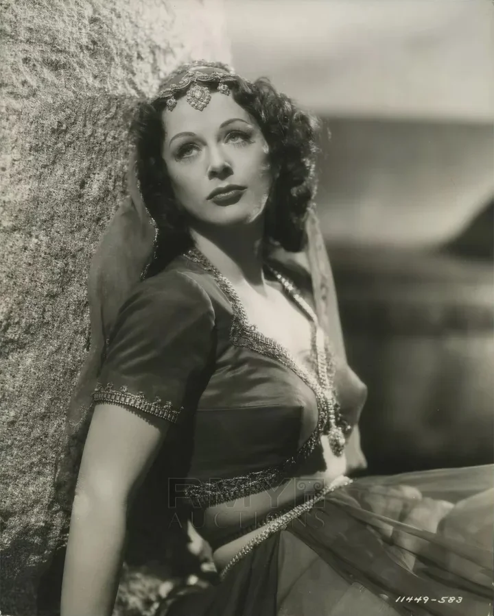 Hedy Lamarr studio portrait photograph by Whitey Schafer