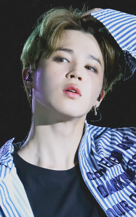 Park Jimin performing live on The Wings Tour concert stage in Hong Kong