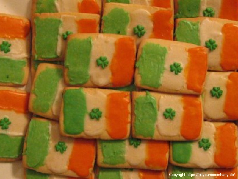 Irish Flag Cookies